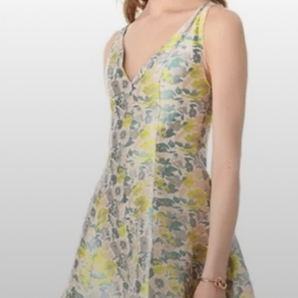 Opening Ceremony Floral Jacquard Skater Dress - Picture 1 of 3